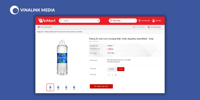 Chiến lược Marketing của Aquafina về giá (Price)